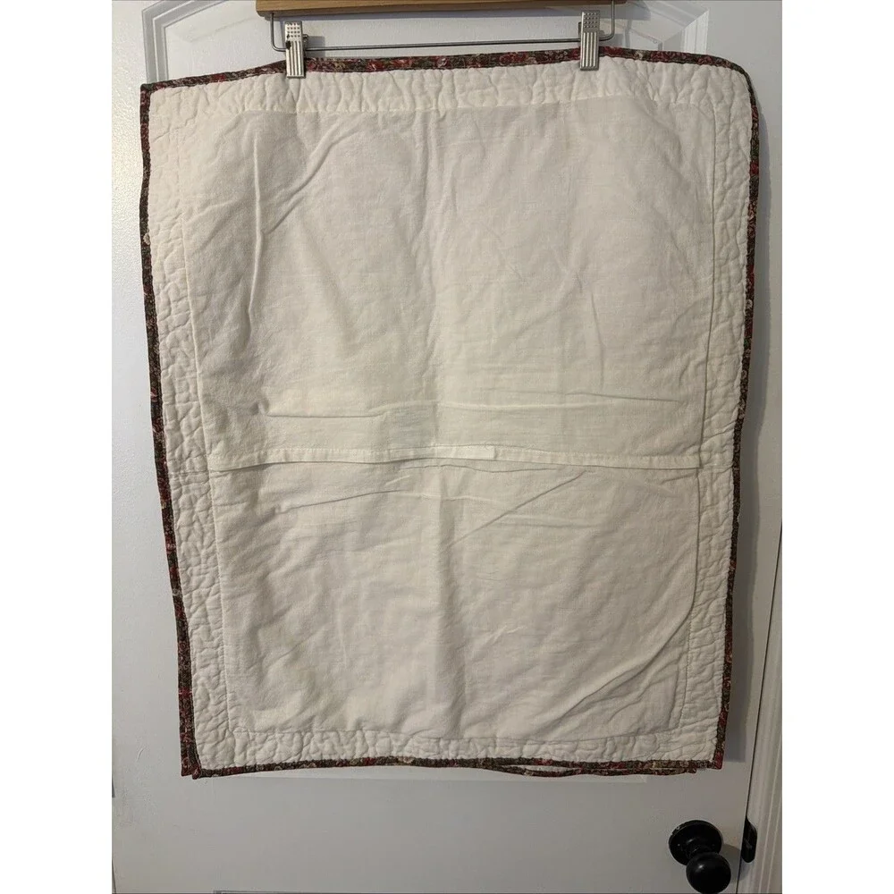 Modern Heirloom Collection Quilt Set Cream Embroidered Pillow Sham Set